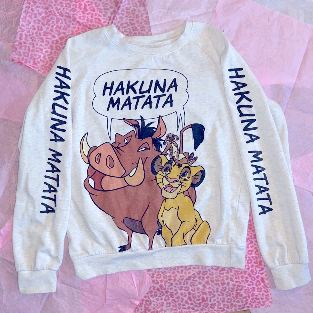 HaKuna Matata Disney crew neck